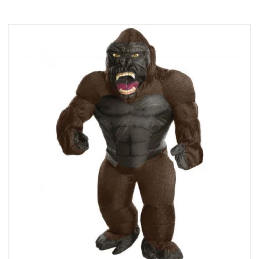 Inflatable King Kong Child’s Costume.   OS